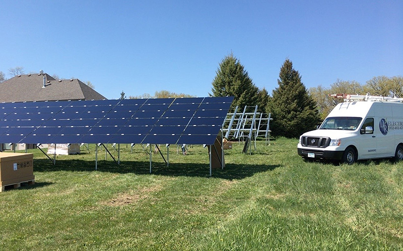 Solar panels finished
